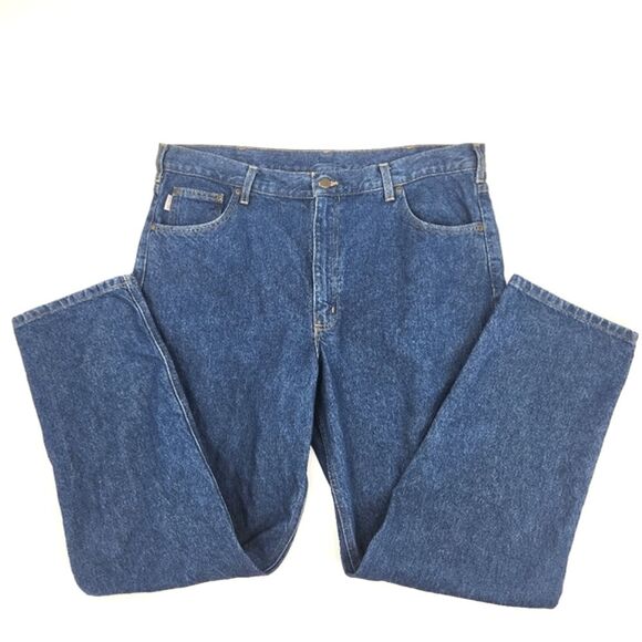 Carhartt Relaxed Fit Blue Jeans Workwear Mens Size 40x32 - Picture 3 of 11